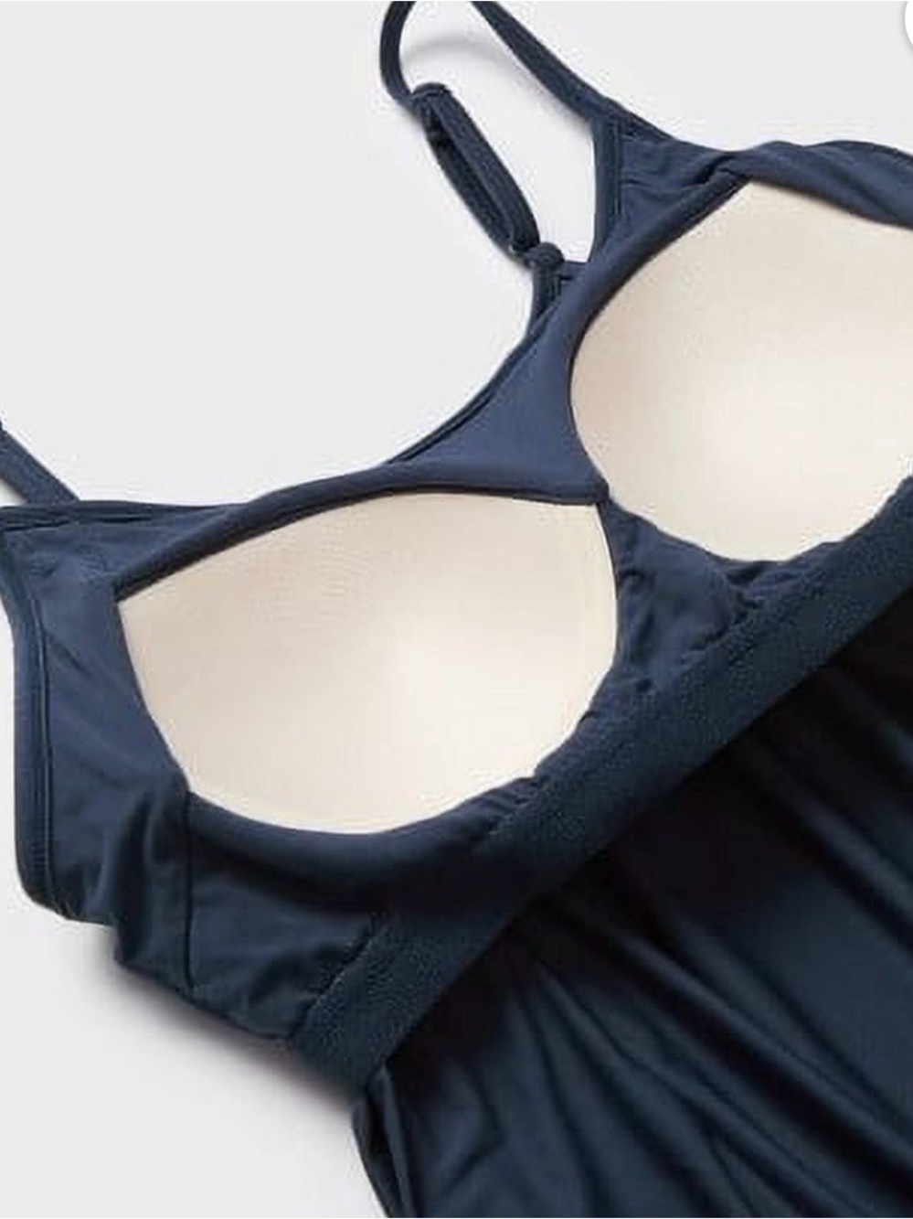 New 32 Degrees Padded Navy Blue Lightweight Tank Top - Sz Large - Picture 8 of 9